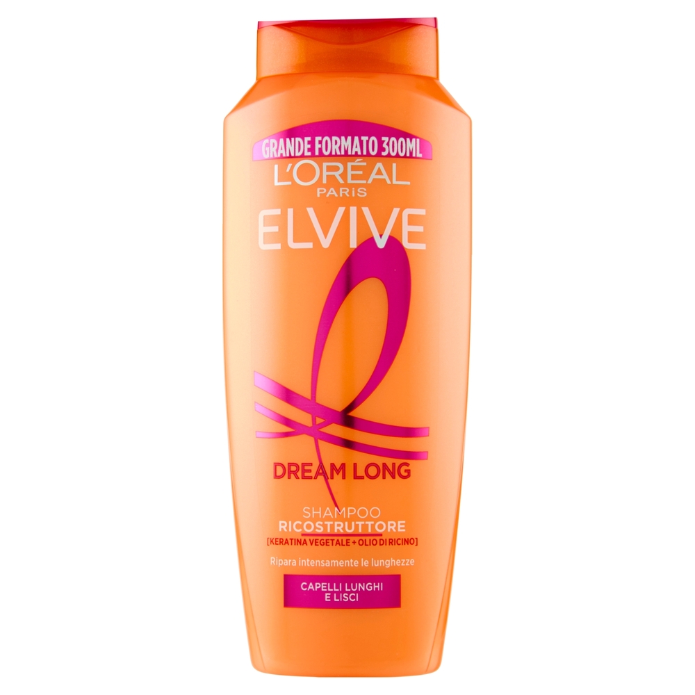 Elvive Dream Long Shampoo Ricostruttore, per Capelli Lunghi e Lisci, 300 ml